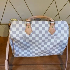 Louis Vuitton Speedy B 30 Damier Azur